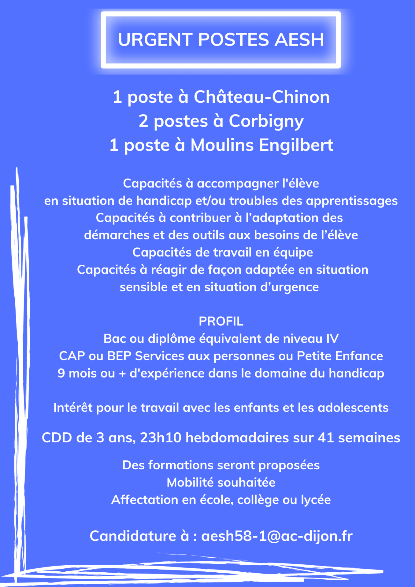 Offre d emploi AESH